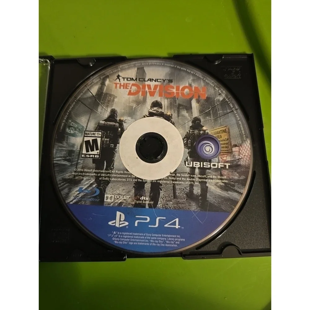 Tom Clancy's The Division (PS4, 2016) Disc Only With Tracking